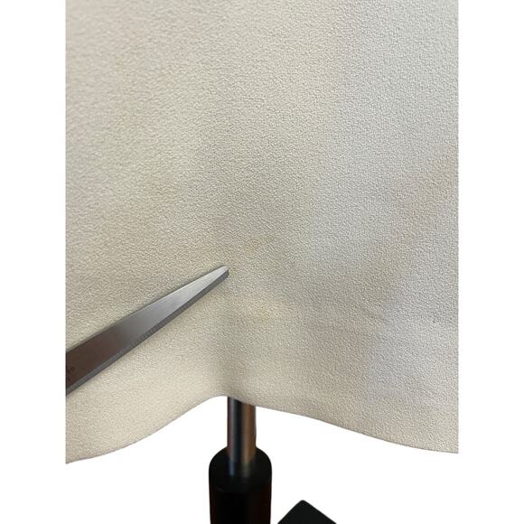 Vtg 80s Lime Nite Dress Sz L Ivory Beaded Backless Cocktail Wedding Bridal Elope - Picture 9 of 12